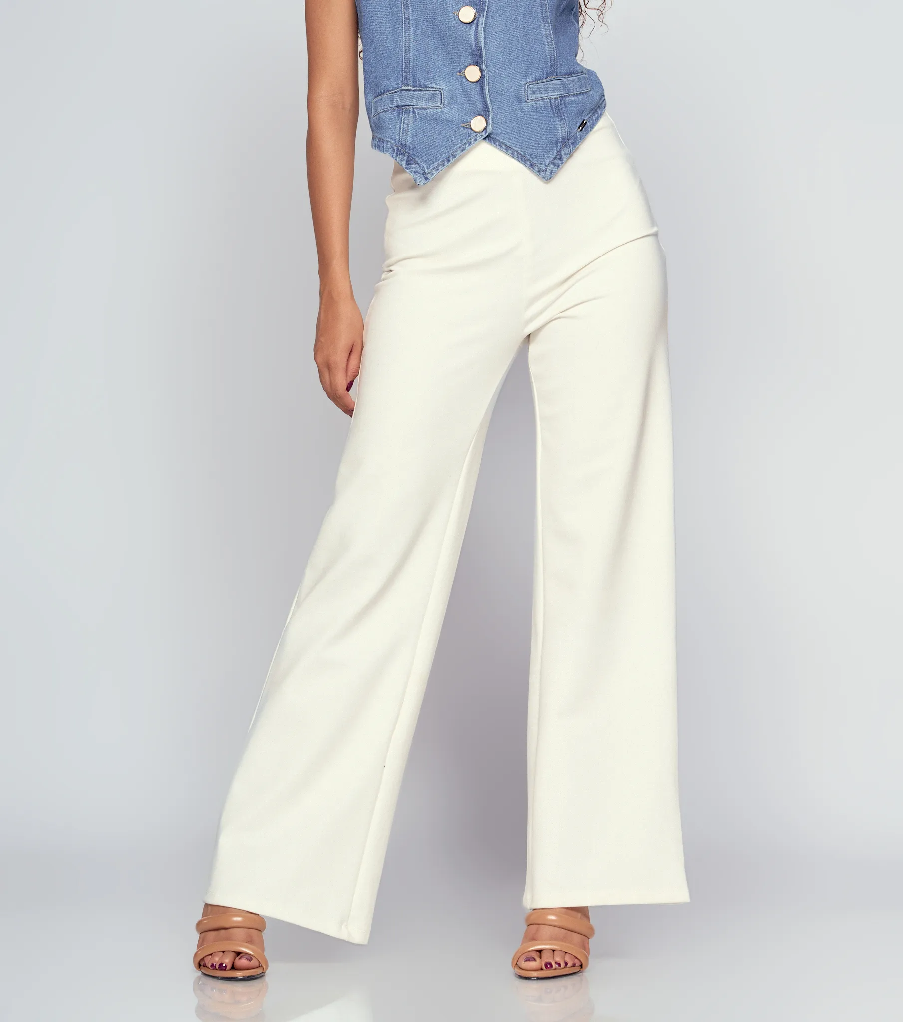 Pantalon Unicolor Para Mujer DerekAR