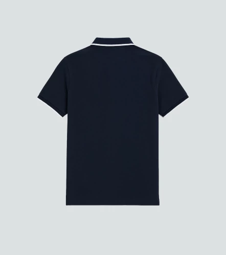 Slim Julian Polo Unicolor Con Bordado UnserAV