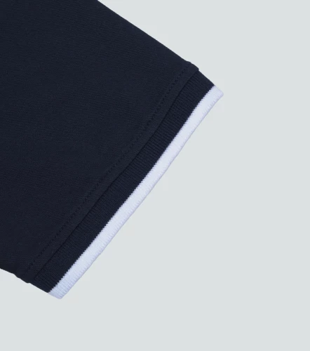 Slim Julian Polo Unicolor Con Bordado UnserAV