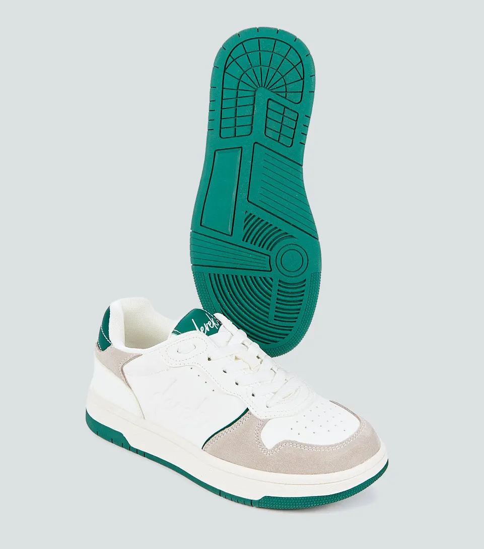 Tenis Combinado Con Puntera Redonda Derek 832532 BL