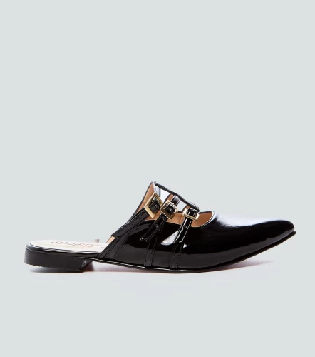 Zueco Plano Tipo Mules Para Mujer Julia Derek LovelyNG