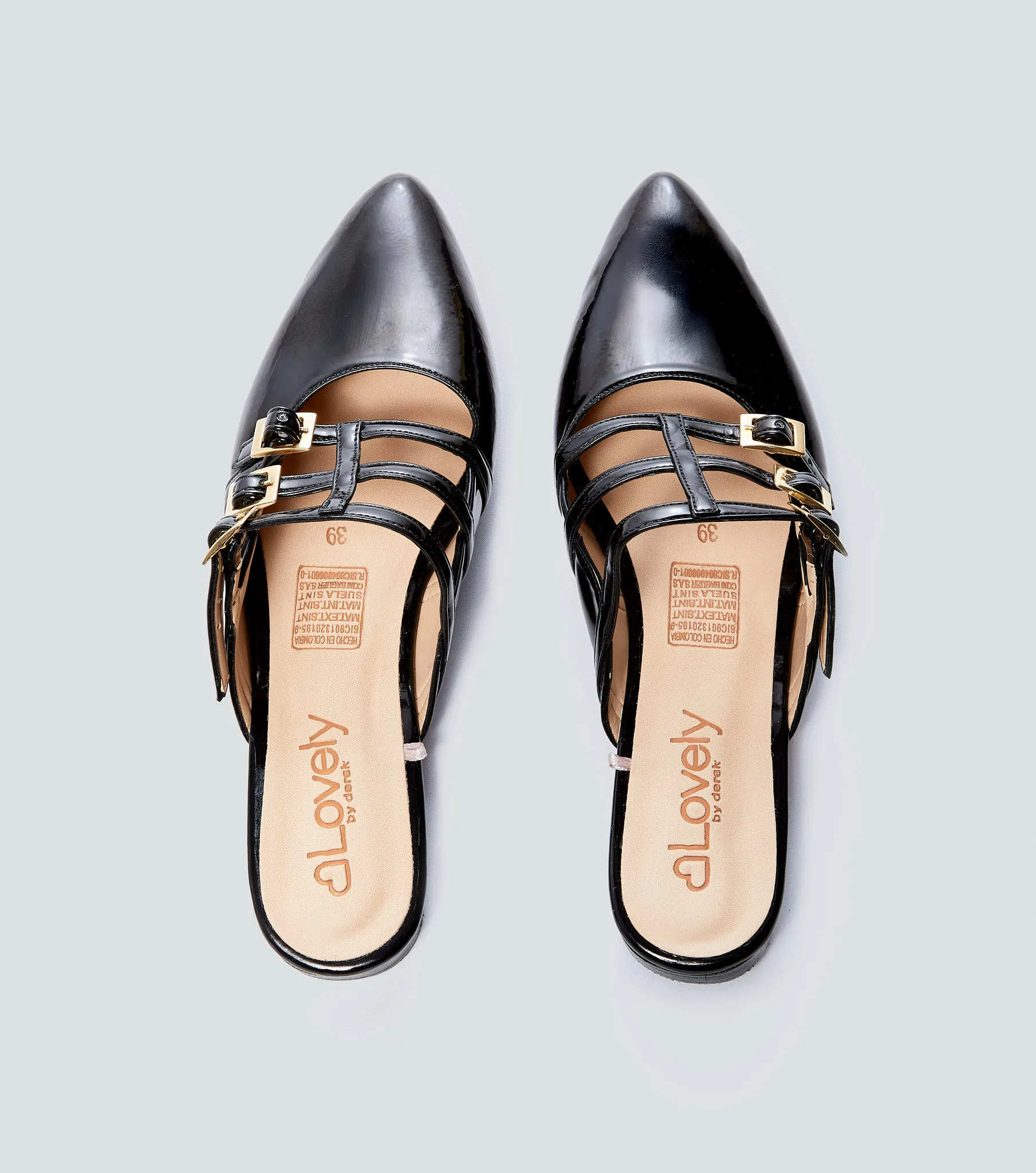 Zueco Plano Tipo Mules Para Mujer Julia Derek Lovely 834621 NG