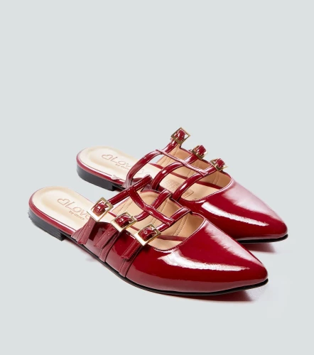 Zueco Plano Tipo Mules Para Mujer Julia Derek LovelyRJ