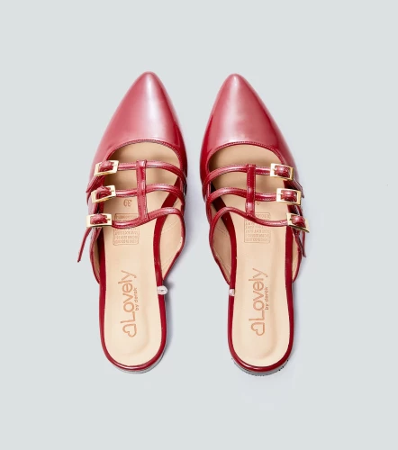 Zueco Plano Tipo Mules Para Mujer Julia Derek LovelyRJ