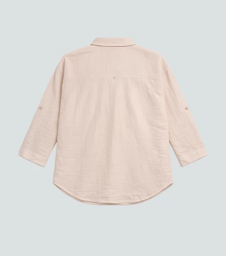 Blusa Para Mujer Manga Larga Unicolor DerekAR