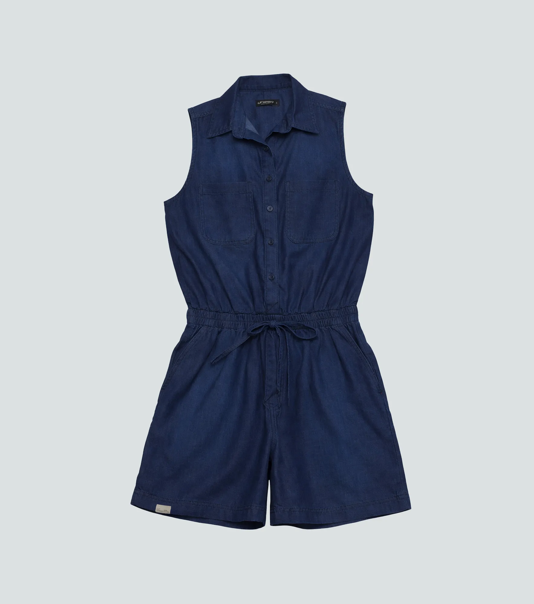 Saray Enterizo En Short Con Pretina Encauchada Y Bolsillos Unser 836063 AZ