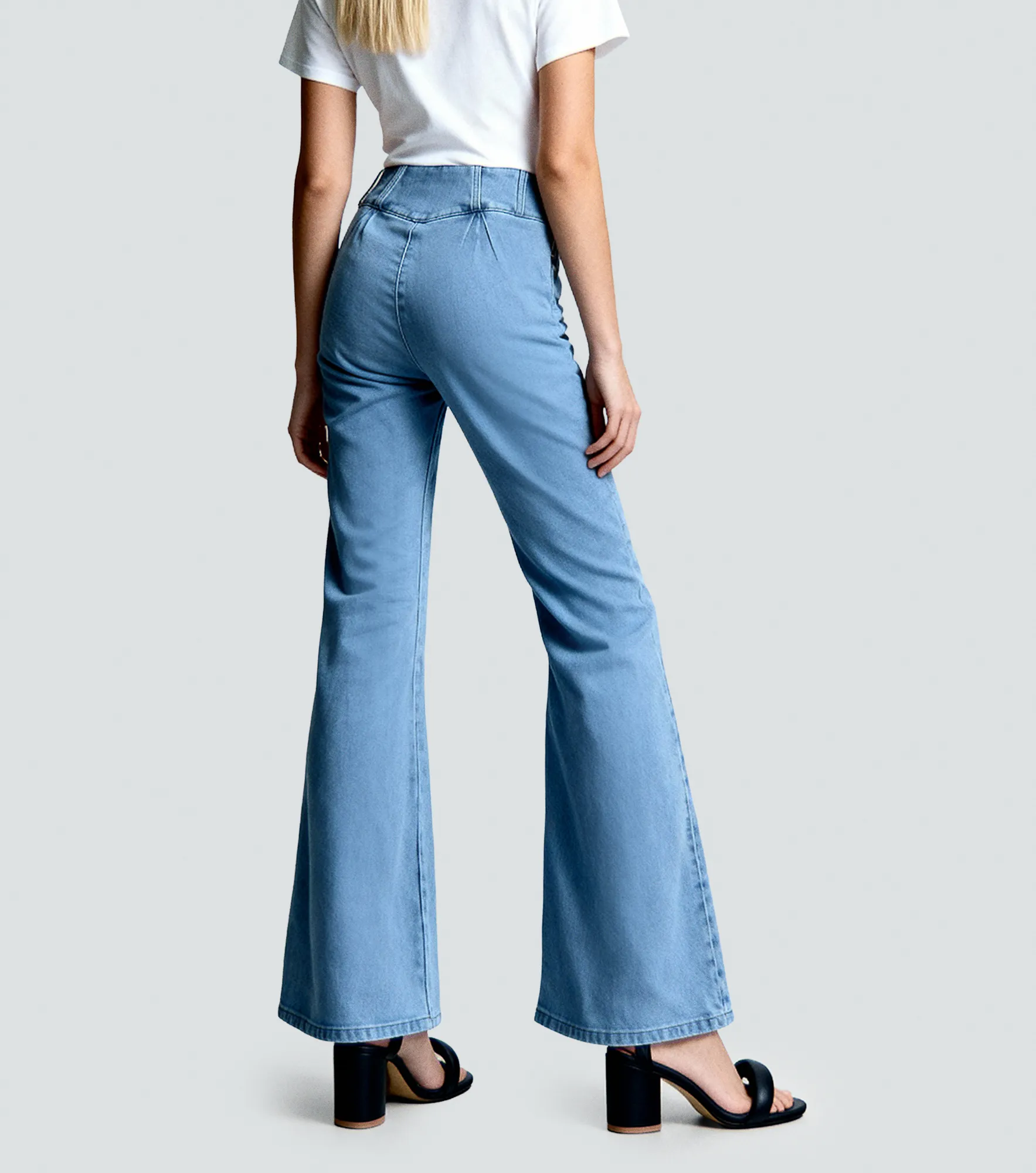 Jean Para Mujer Pull Up Bota Flare Praga Aura Derek 836297 AZ