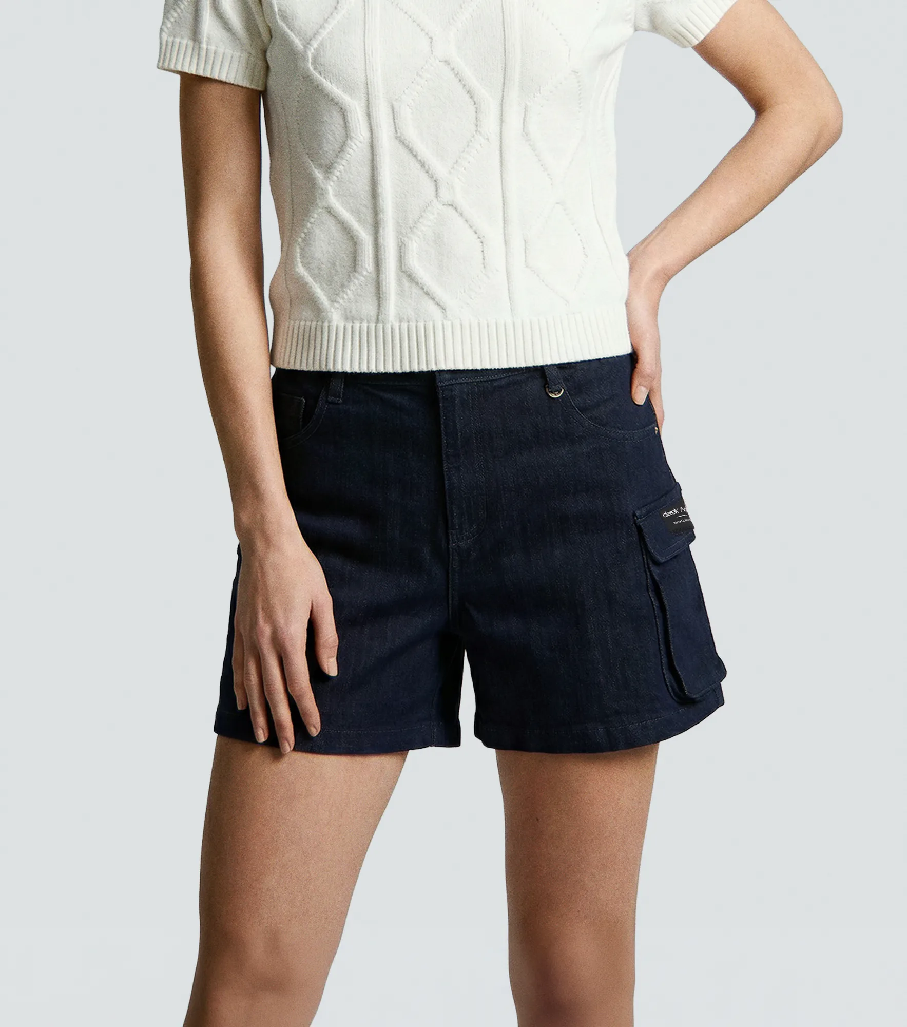 Short En Indigo Para Mujer Con Proceso Lissa Derek 836328 AZ