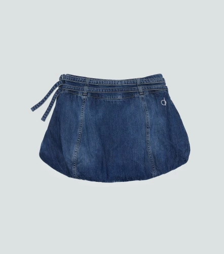 Falda En Indigo Para Mujer Keysha DerekAZ