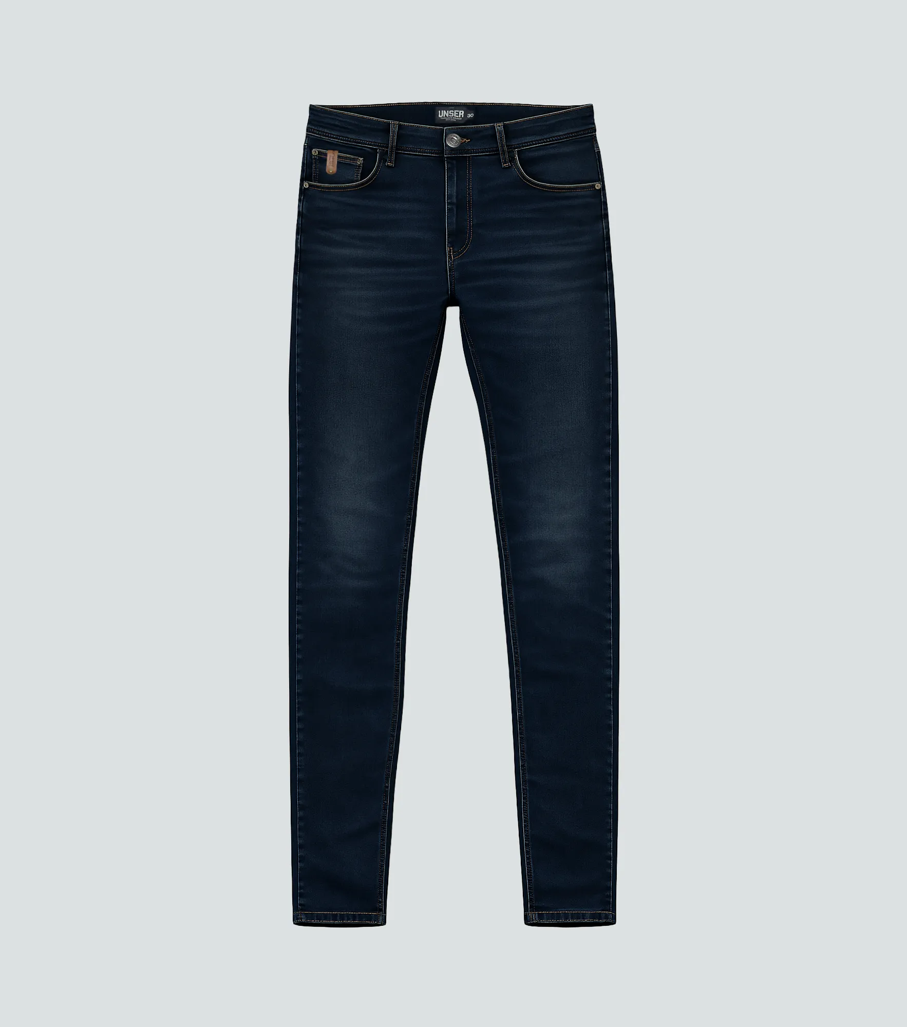 Iron Mario Jean Tono Oscuro Con Detalles Unser 836643 AZ