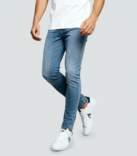 Iron Mark Jean En Tono Claro 5 Bolsillos UnserAZ