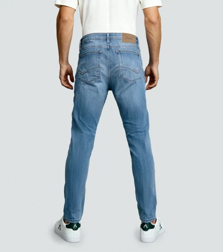 Iron Mark Jean En Tono Claro 5 Bolsillos UnserAZ