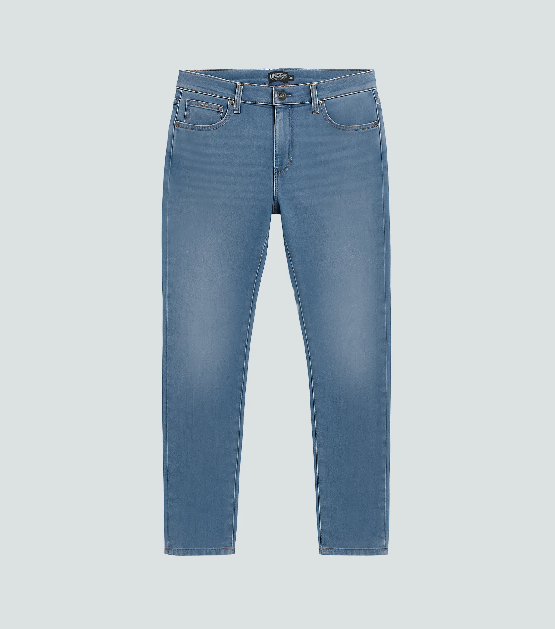 Iron Mark Jean En Tono Claro 5 Bolsillos Unser 837105 AZ