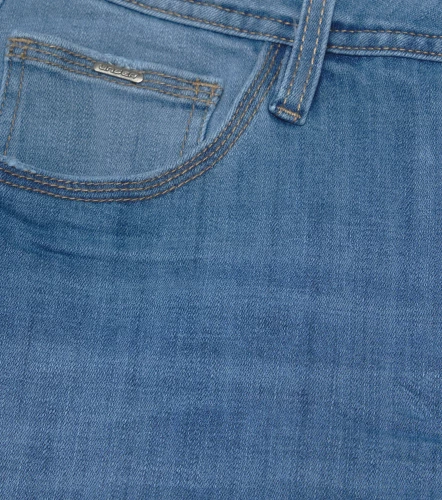 Iron Mark Jean En Tono Claro 5 Bolsillos UnserAZ