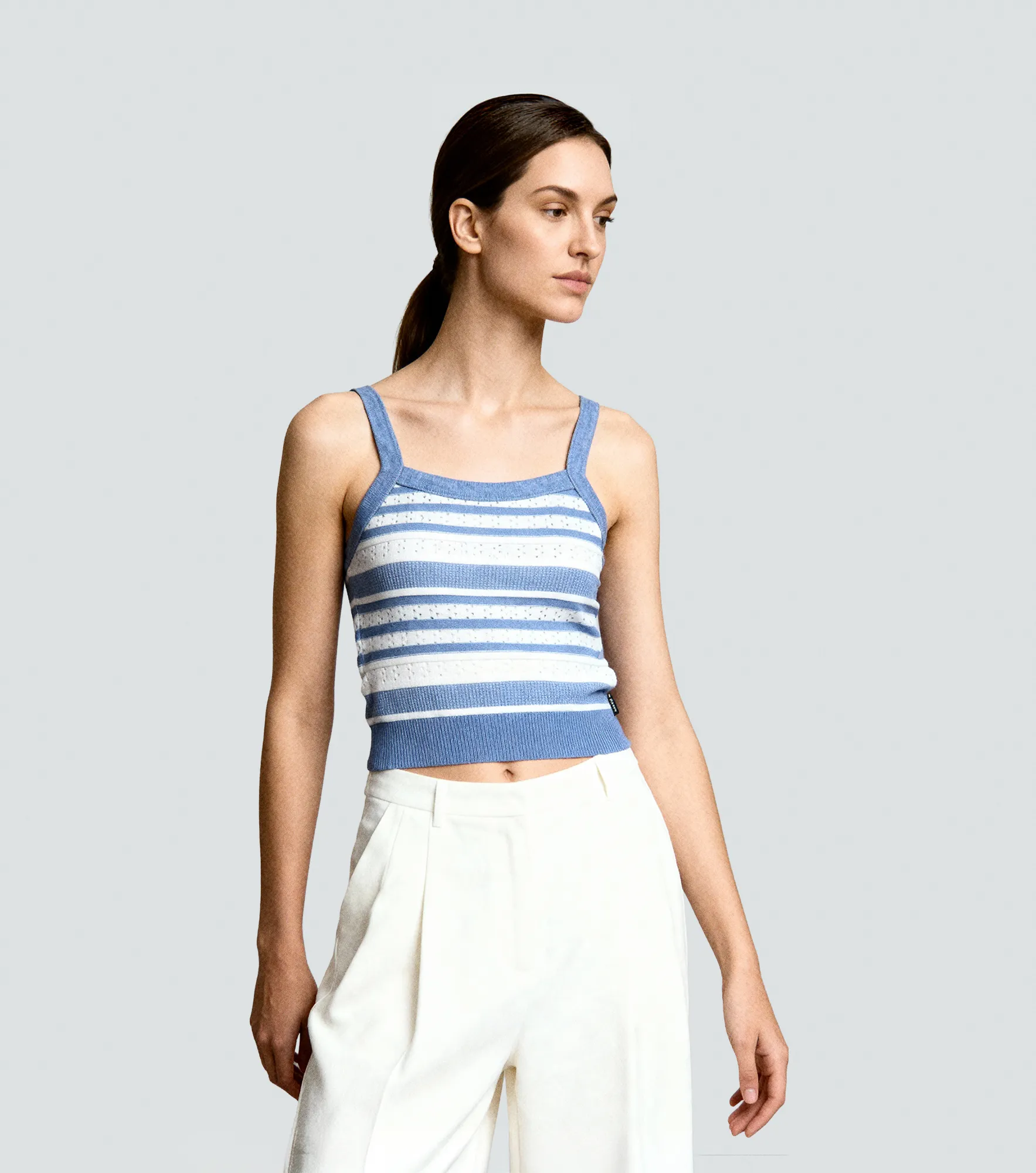 Sabbi Blusa Slim Tejida Texturizada Typer 837579 AZ