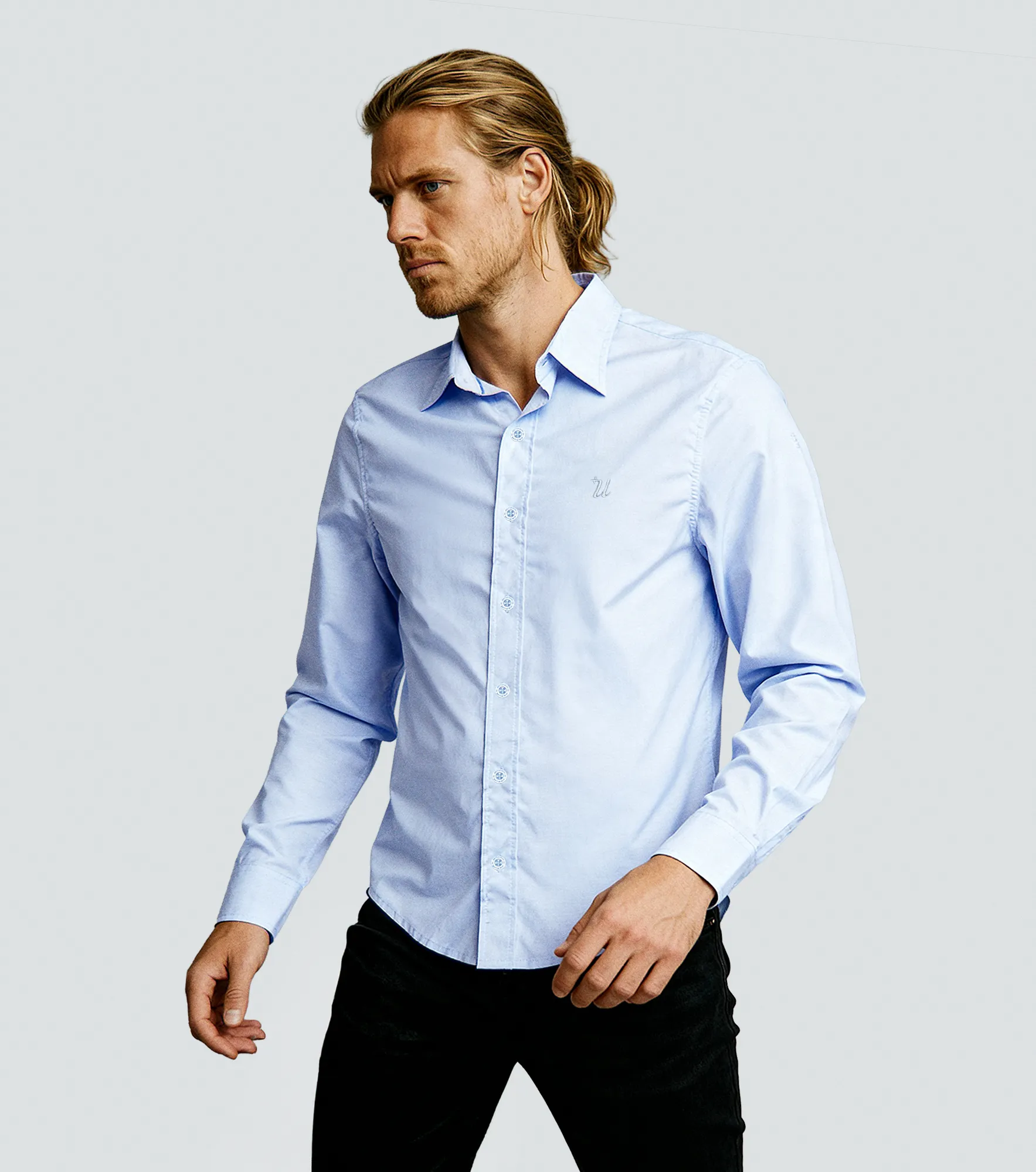 Slim Mau Camisa M L Unicolor Unser 836102 AC