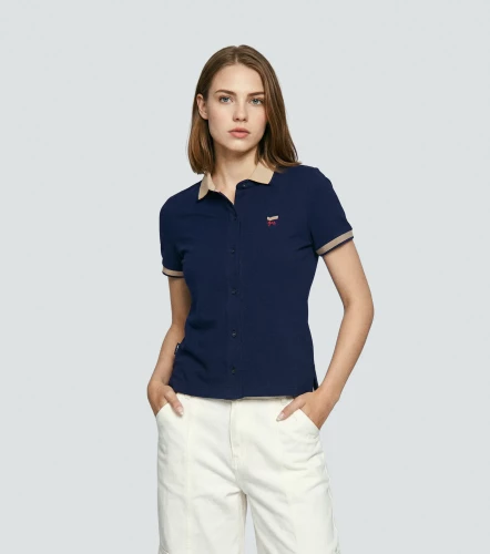 Genova Polo Slim Fit Femenino GasAO
