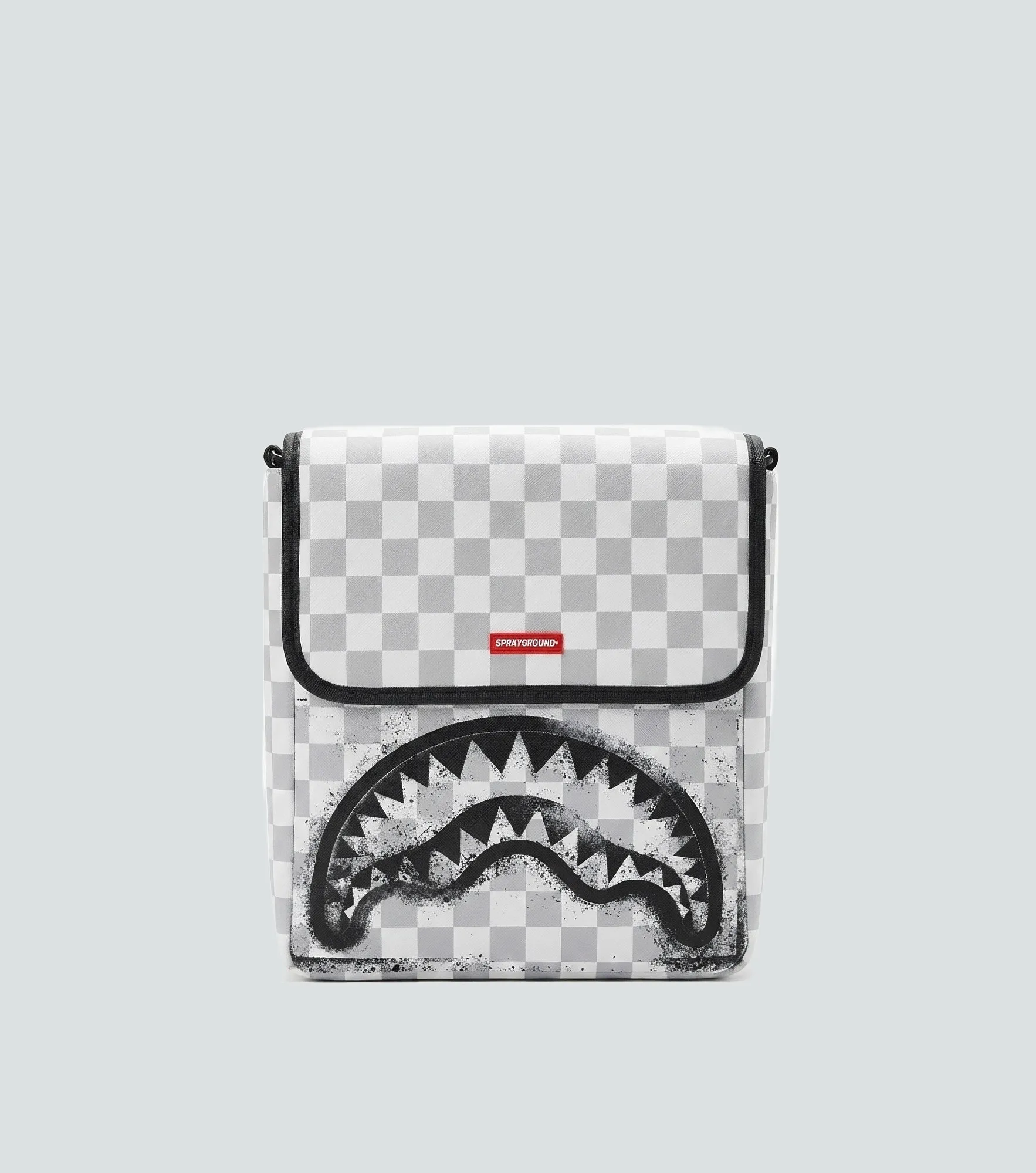 Bolso Sprayground Cruzado Ancho Red Stencil Shark 132618 BL