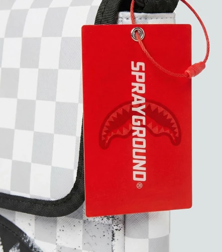 Bolso Sprayground Cruzado Ancho Red Stencil SharkBL