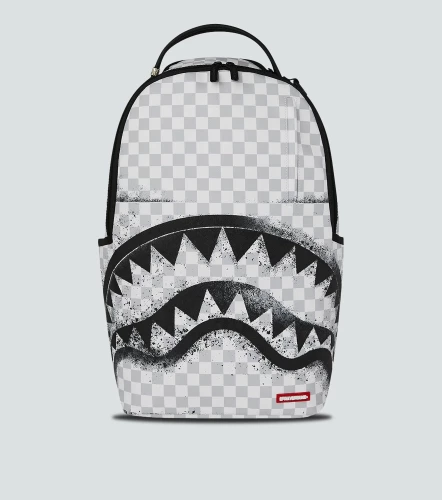 Morral Sprayground Red Stencil SharkBL