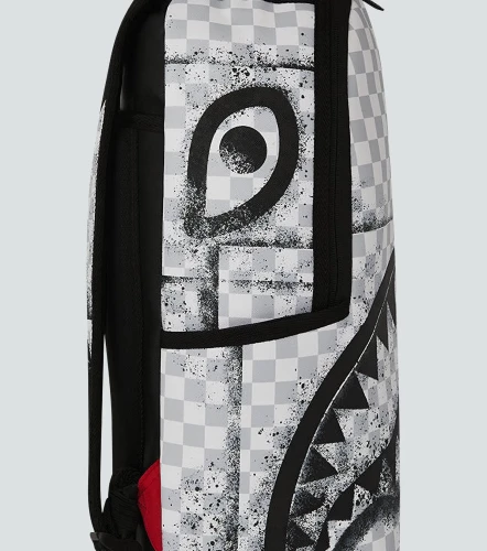 Morral Sprayground Red Stencil SharkBL