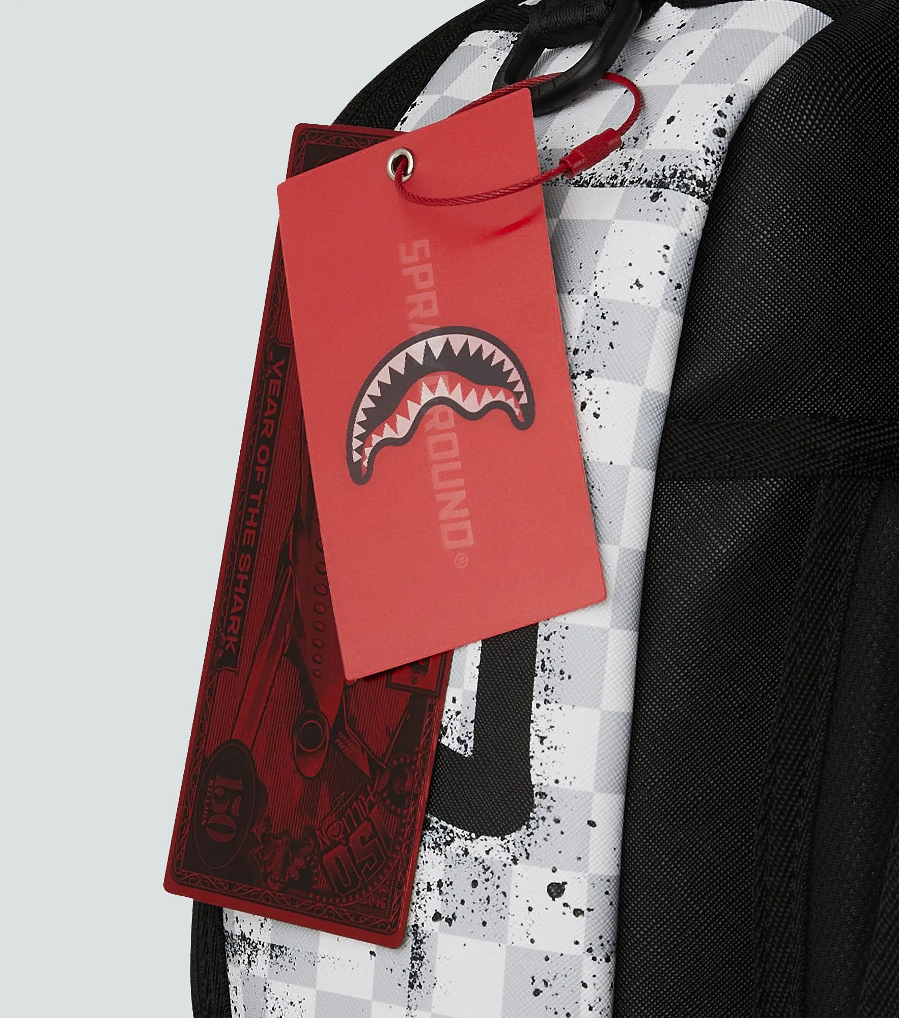 Morral Sprayground Red Stencil Shark 132627 BL