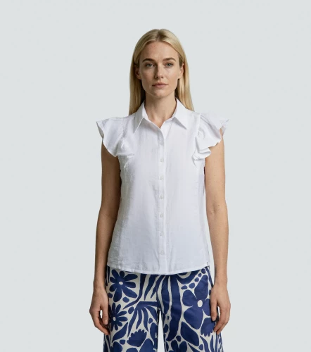 Blusa Manga Corta Con Golas DerekBL