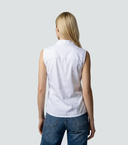 Lucero Blusa Camisera Manga Siza Con Bolsillos En Delantero UnserBL