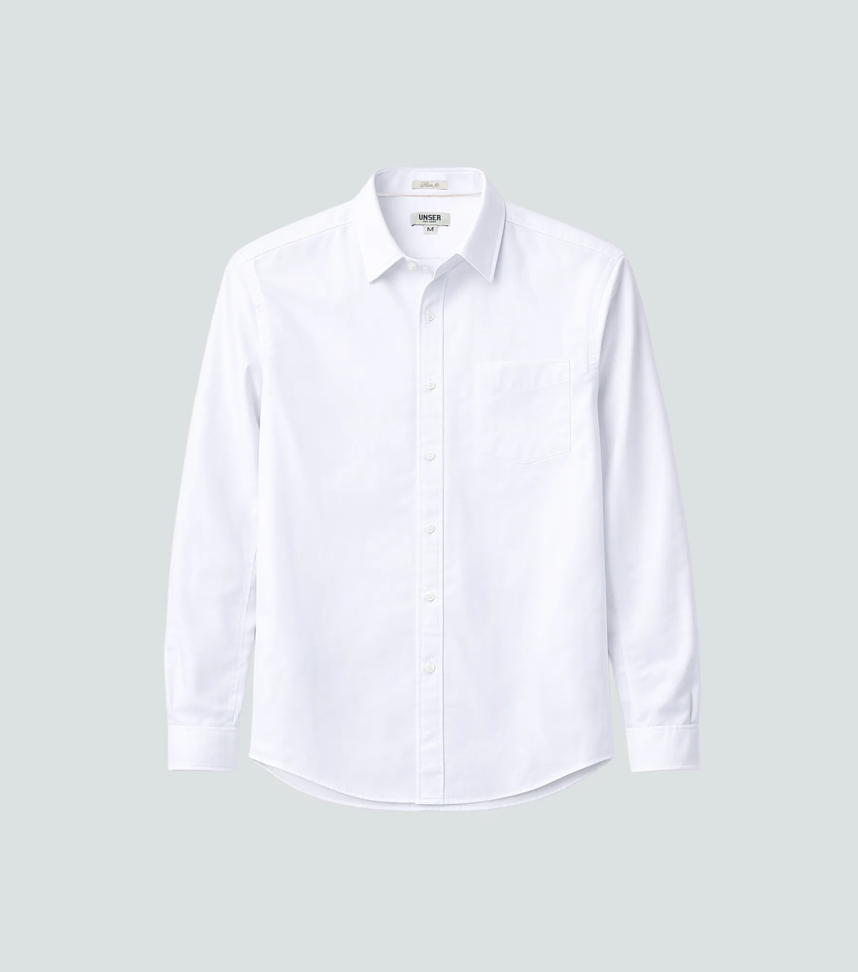 Slim Arley Camisa M L Unicolor Tela Con Detalle Unser 836554 BL