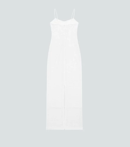 Vestido Largo Ajustado En Blonda DerekBL