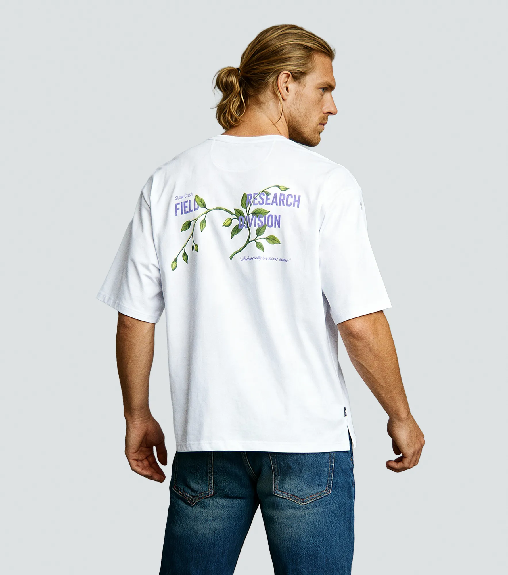 Mali T Shirt Oversize Estampada Typer 836600 BL