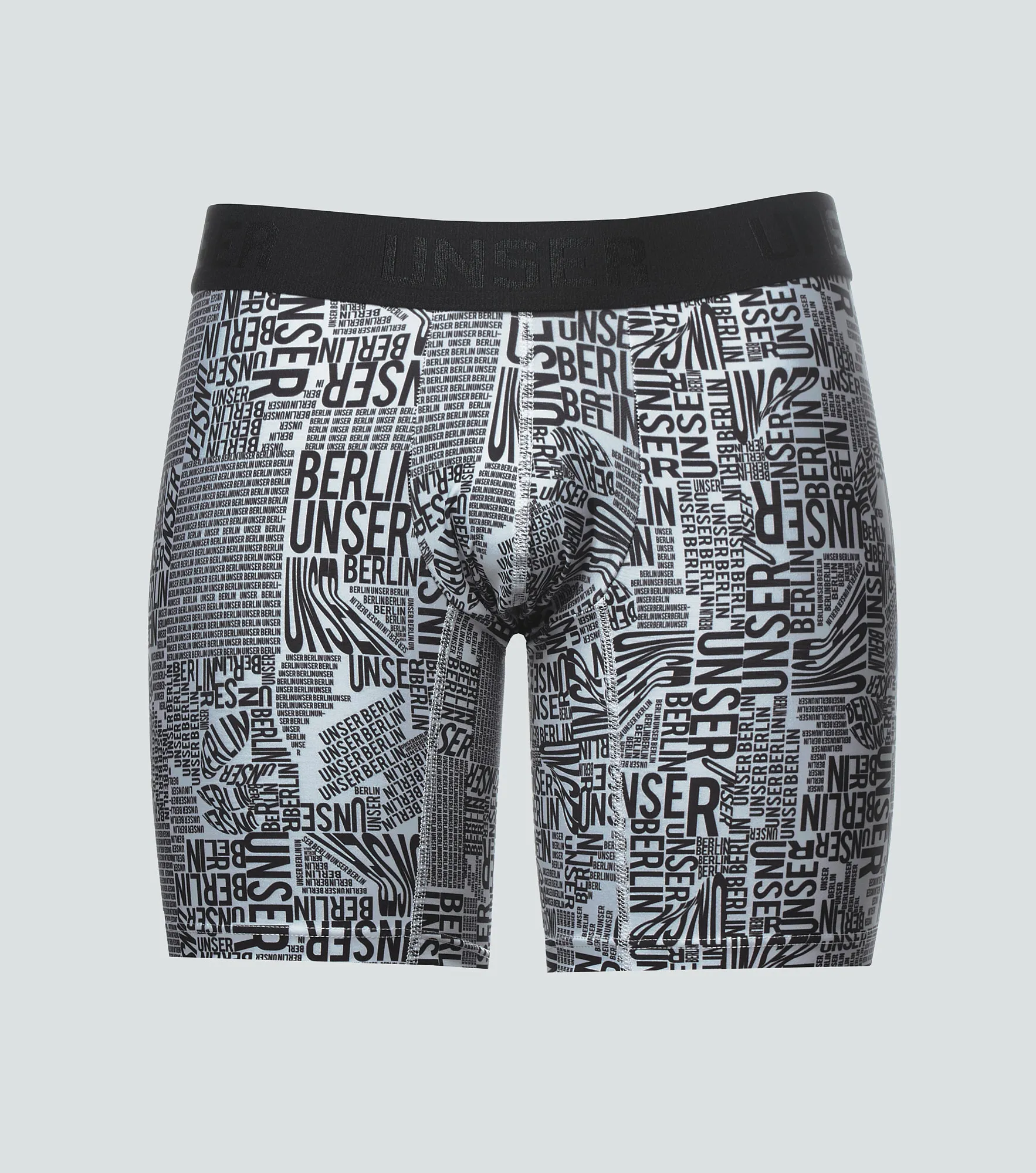 Carlos Boxer Microfibra Estampado De Letras Unser 837507 BL