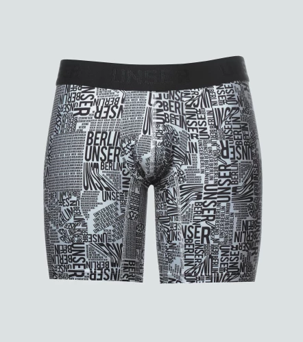 Carlos Boxer Microfibra Estampado De Letras UnserBL