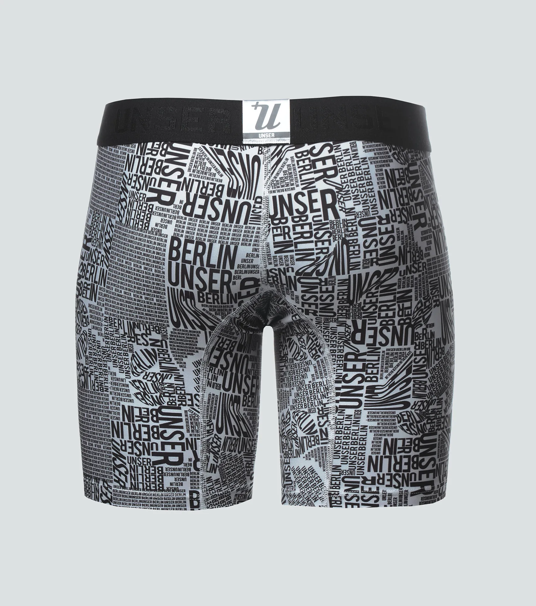 Carlos Boxer Microfibra Estampado De Letras Unser 837507 BL