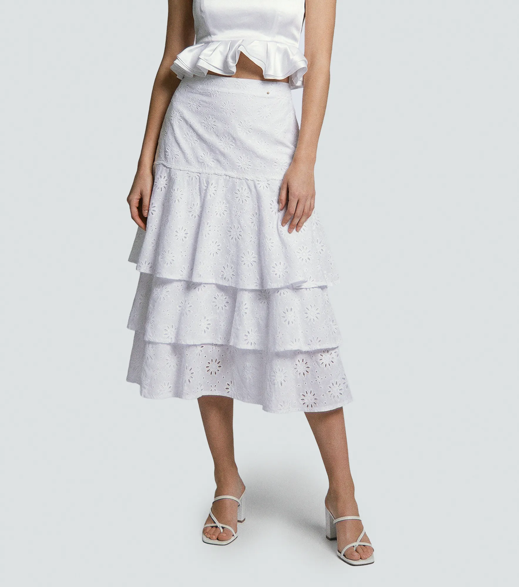 Falda Midi Para Mujer Majo Derek 837627 BL