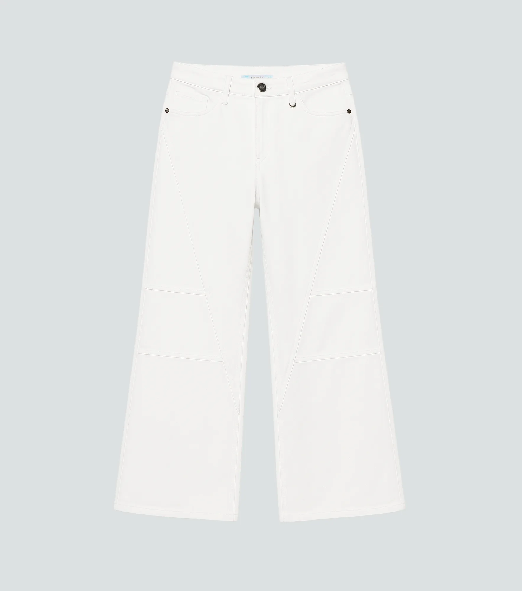 Pantalon Wide Leg En Drill Unicolor Andrew Derek 834907 BH