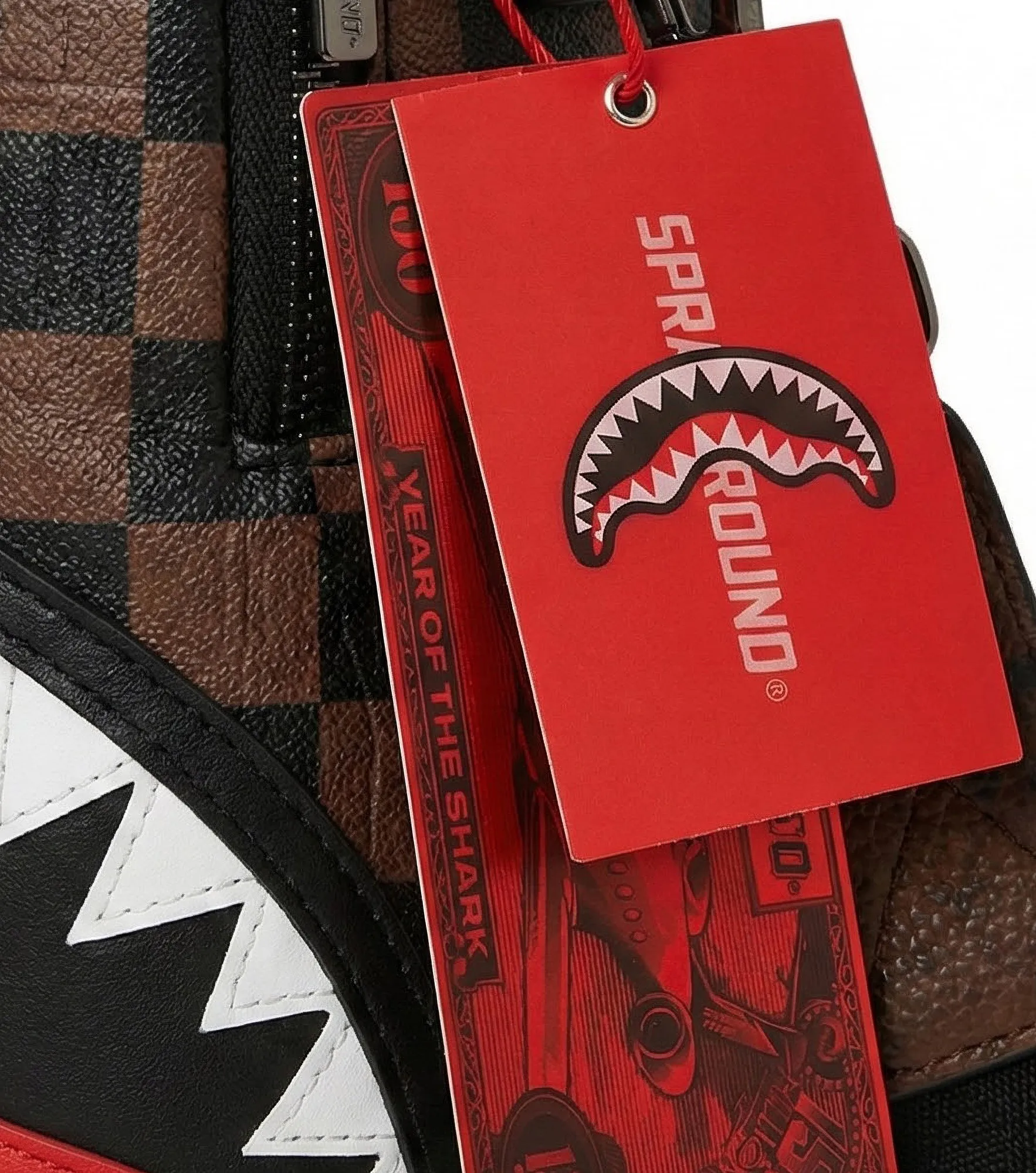 Bolso Sprayground Cruzada Check 2 Emboss 132619 CF