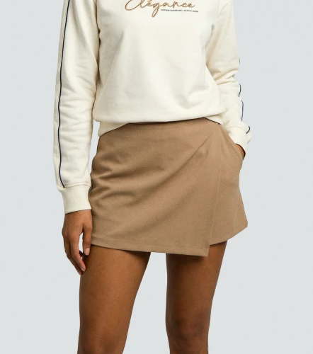 Brenda Falda Short Con Bolsillos En Posterior UnserKQ