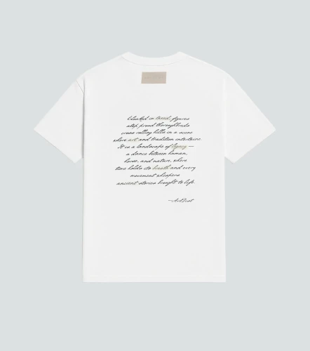 Camiseta Art Dist Script Ivory T ShirtCR