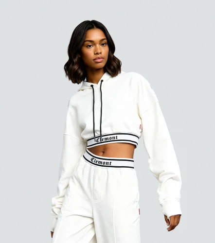 Hoodie Crop Clemont Mujer SincroniaCR