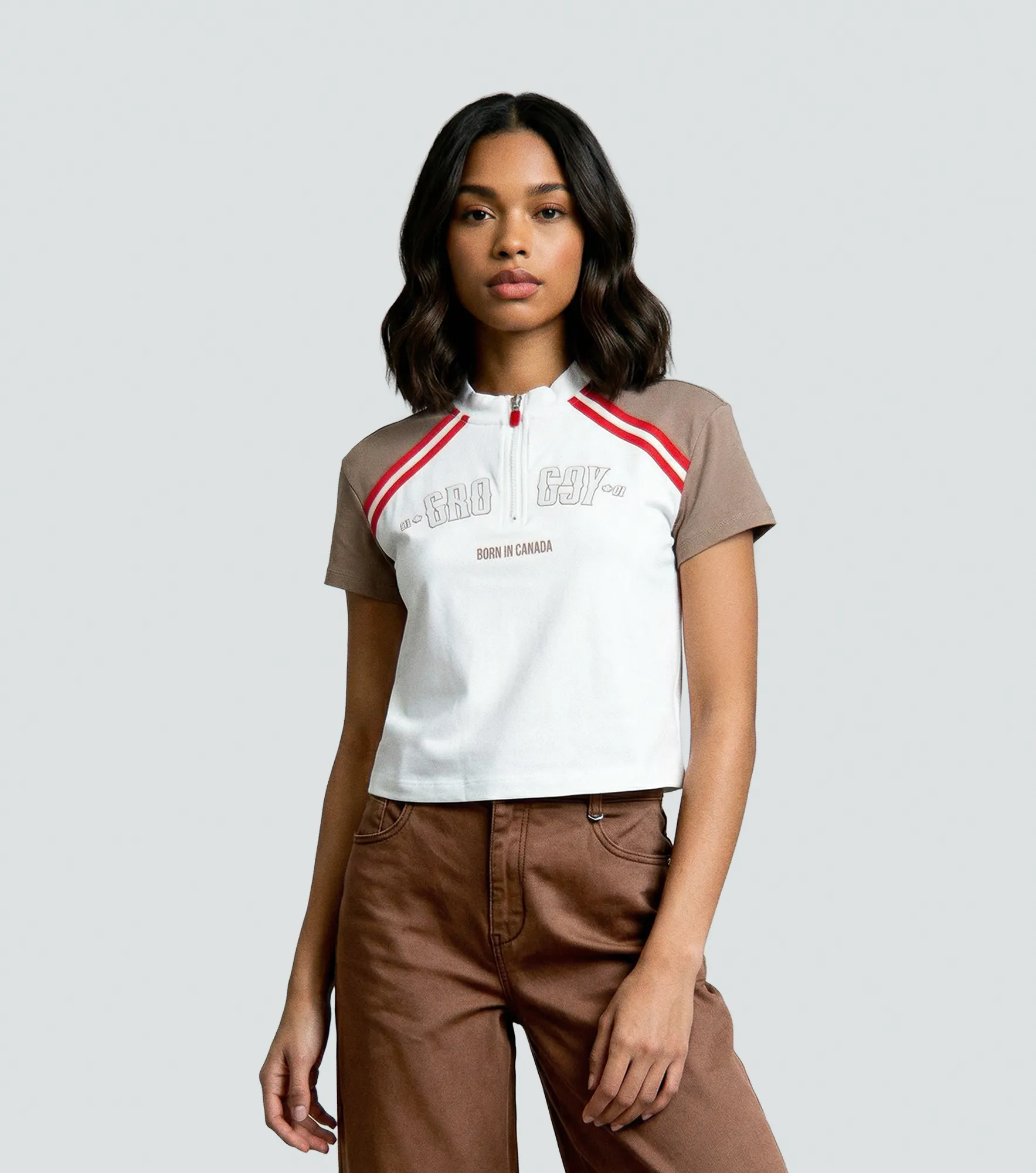 Minyi T Shirt Slim Femenina Groggy 836208 CR