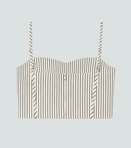 Erly Blusa Tipo Corse De Rayas TyperCR