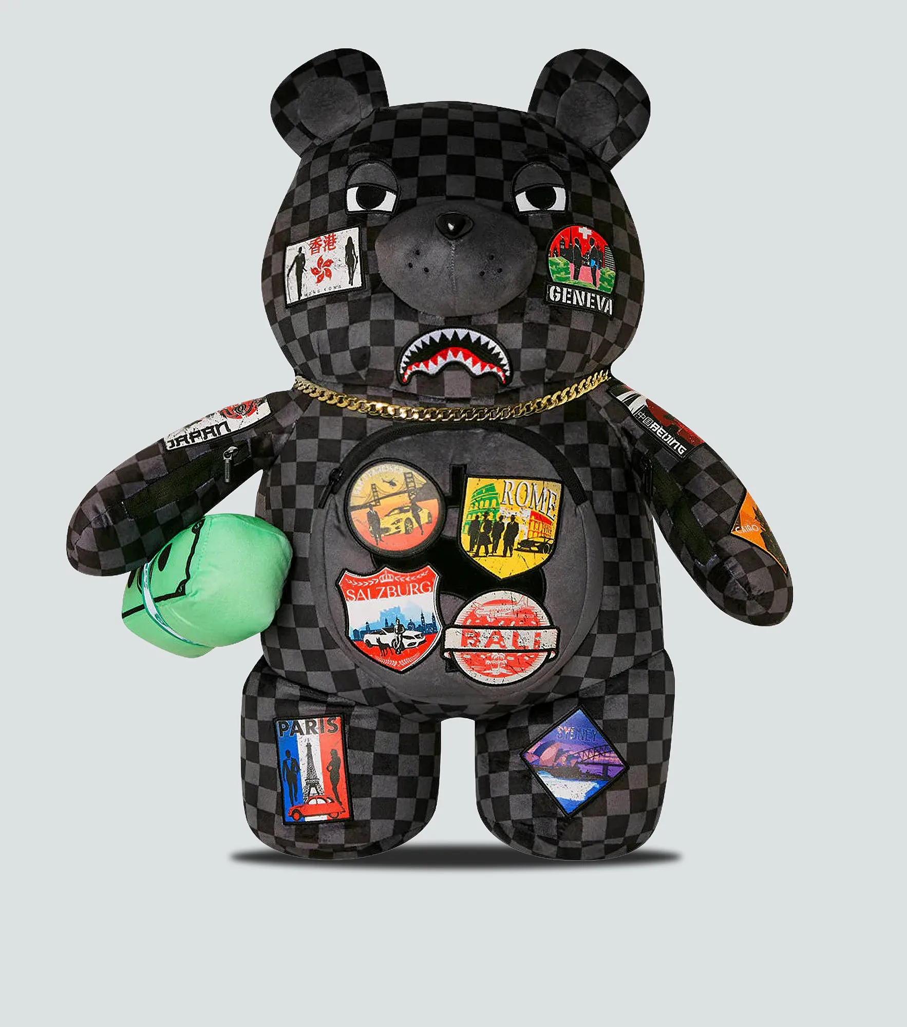 Morral Sprayground Global Mogul Lost Ticket Money Bear 132625 NG