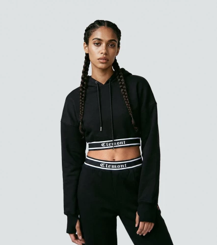 Hoodie Crop Clemont Mujer SincroniaNG