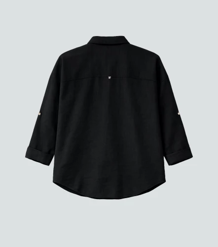 Blusa Para Mujer Manga Larga Unicolor DerekNG