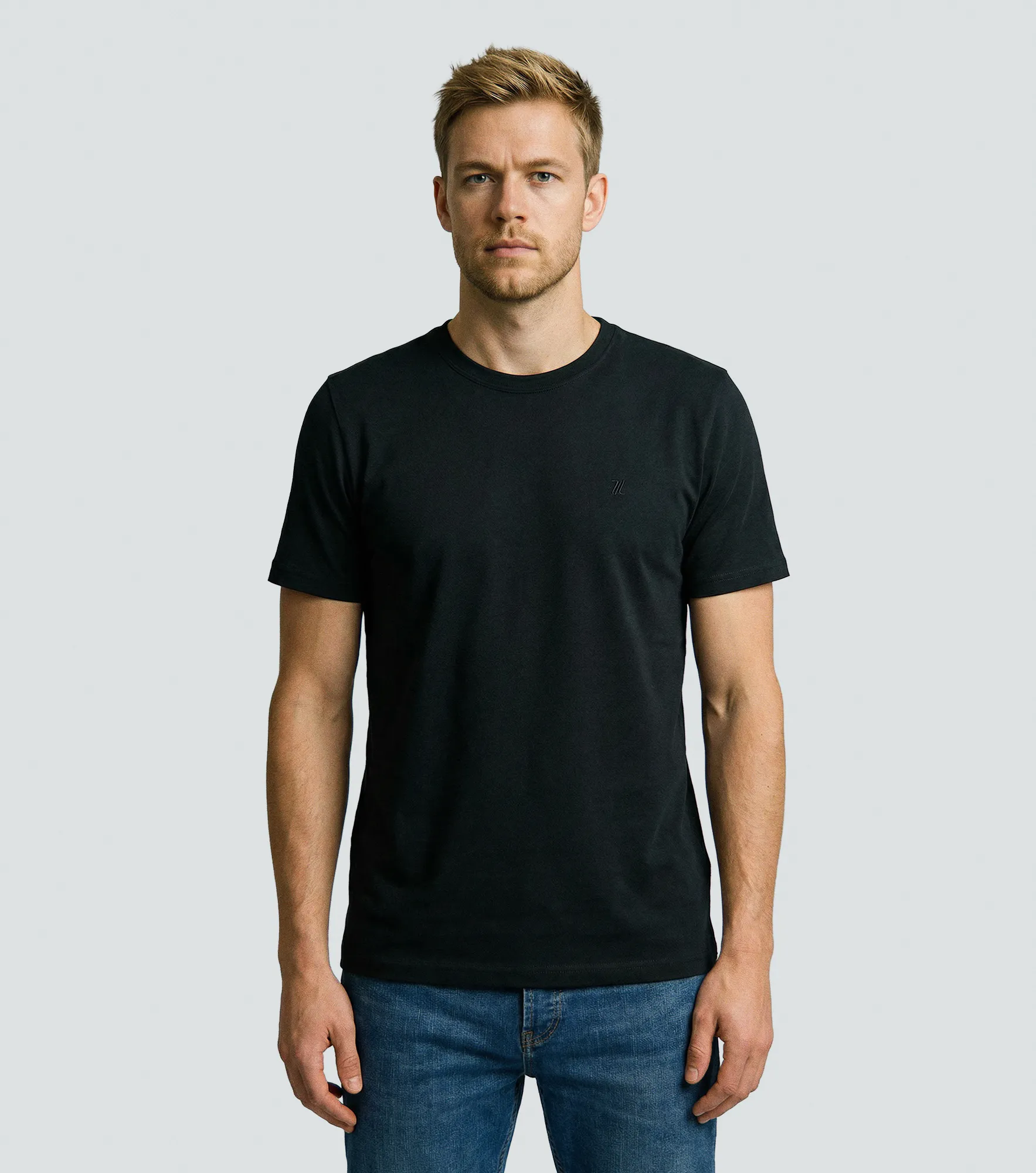 Slim Pol Camiseta Unicolor Unser 836144 NG