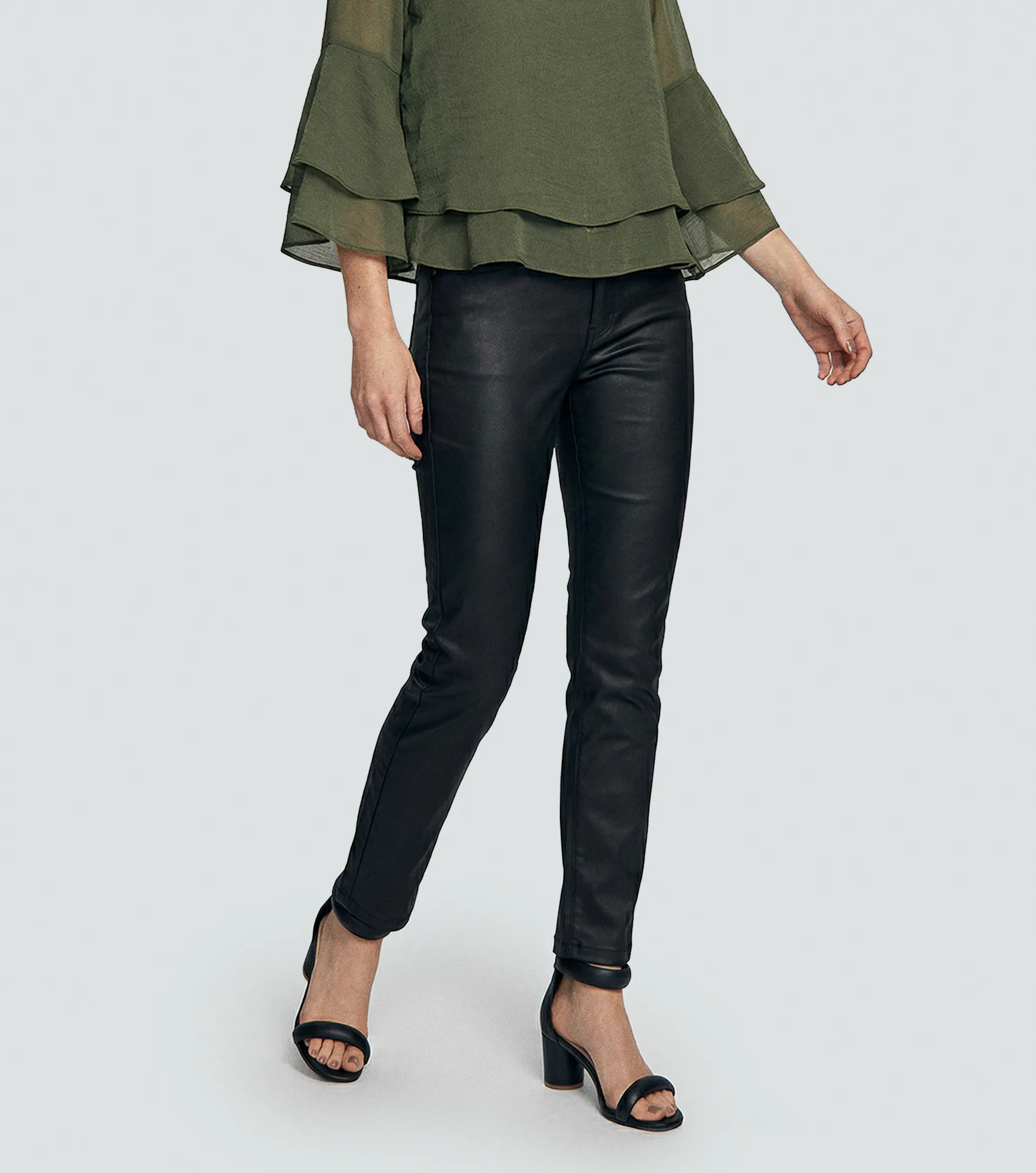 Praga Jean Para Mujer Tipo Cuerina Keyshia Derek 836299 NG