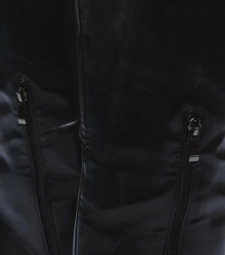 Bota Cana Alta Unicolor Con Tacon DerekNG