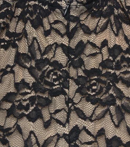 Vestido Largo Ajustado En Blonda DerekNG