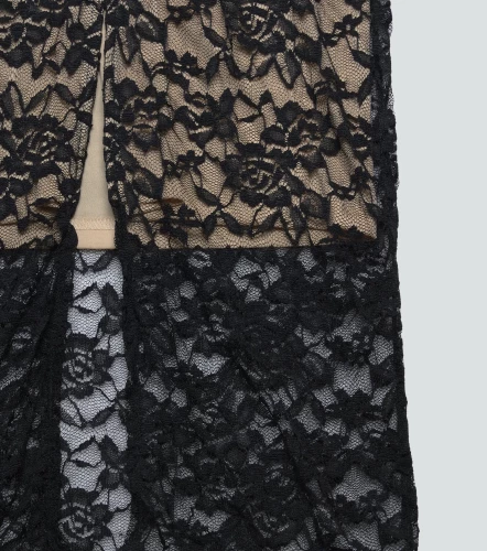 Vestido Largo Ajustado En Blonda DerekNG